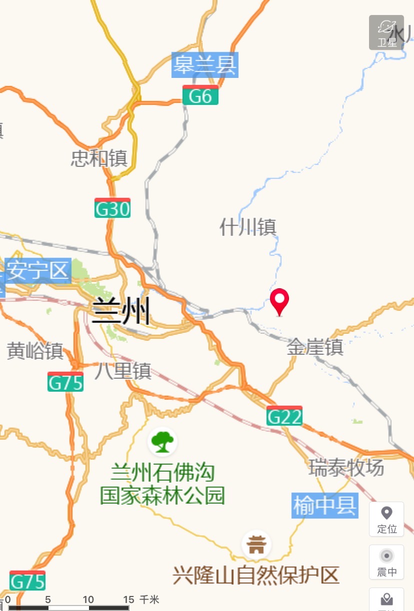 甘肃省兰州市榆中县发生36级左右地震兰州市区有震感