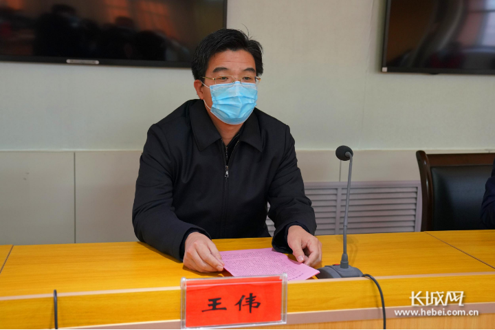 衡水市人民政府副市长王伟致辞.长城网记者 张千 摄