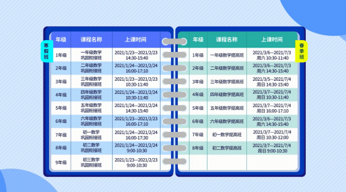 直播课数学课程