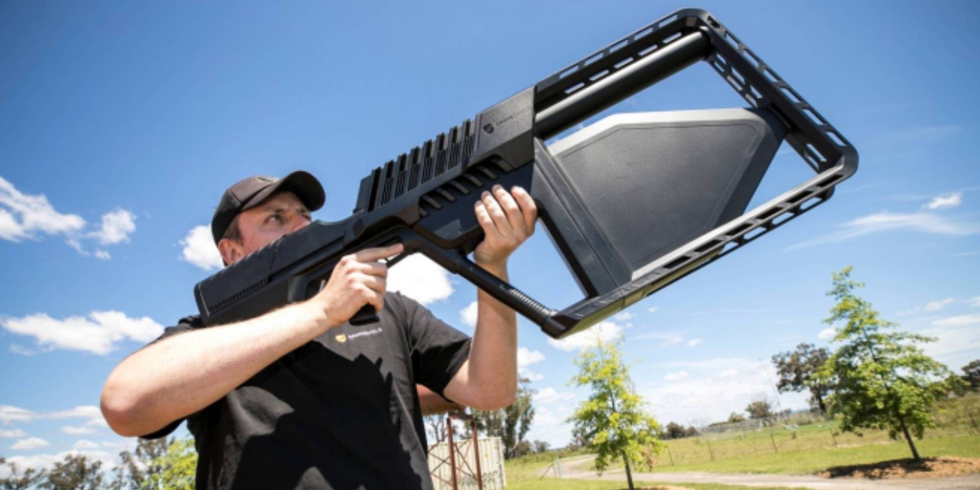 反无人机电磁枪开始出货射程近2000米一发入魂