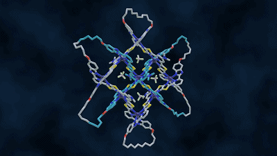 ▲ 分子中国结。图片来源：Nat. Chem.