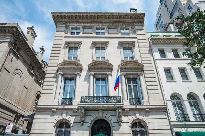 俄驻纽约总领馆电话线路中断 俄驻美使馆发照会抗议