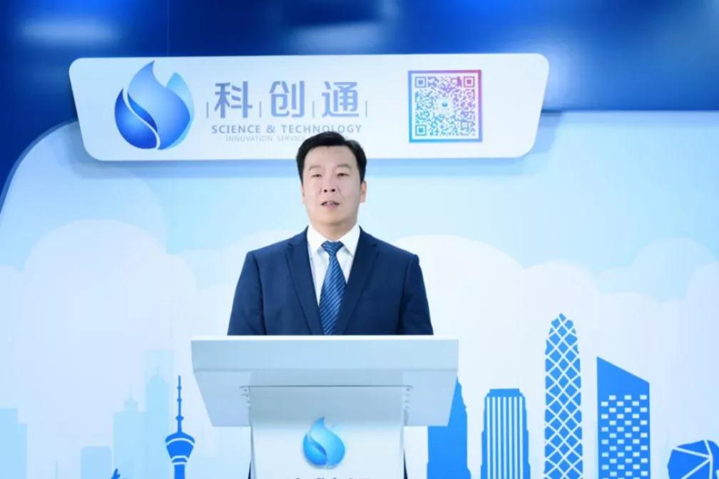▲成都市科学技术局副局长陈旭