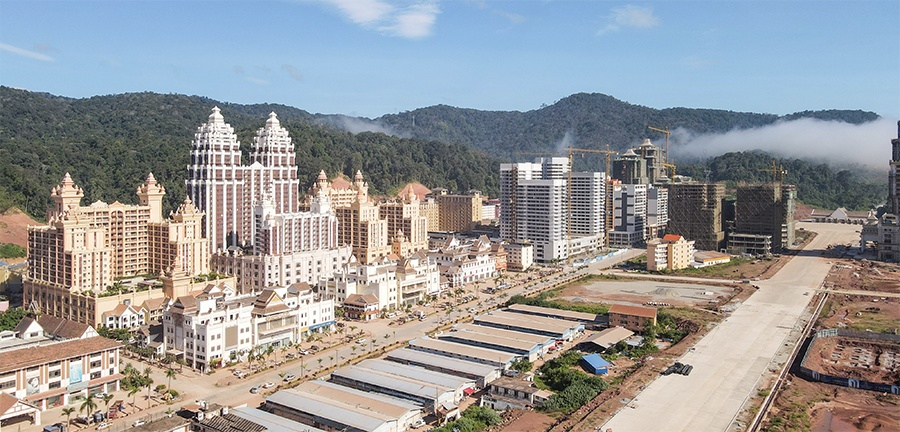 供图磨憨口岸是中老两国唯一的国家级一类口岸,紧邻老挝磨丁经济特区