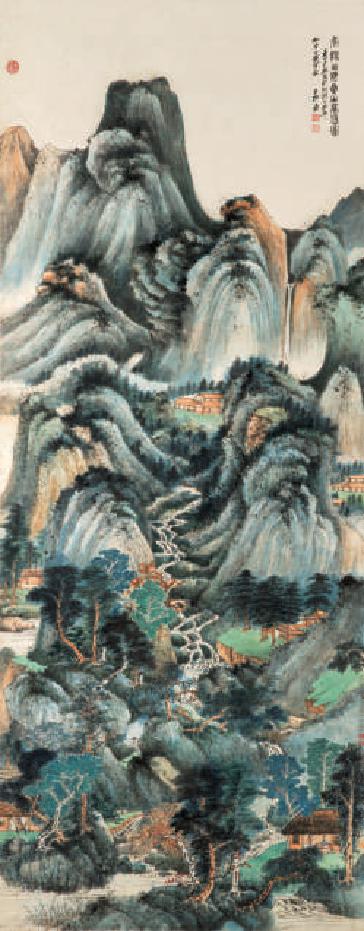 张大千深情巨作 夏山高隐图 展露真颜 张大千 新浪财经 新浪网