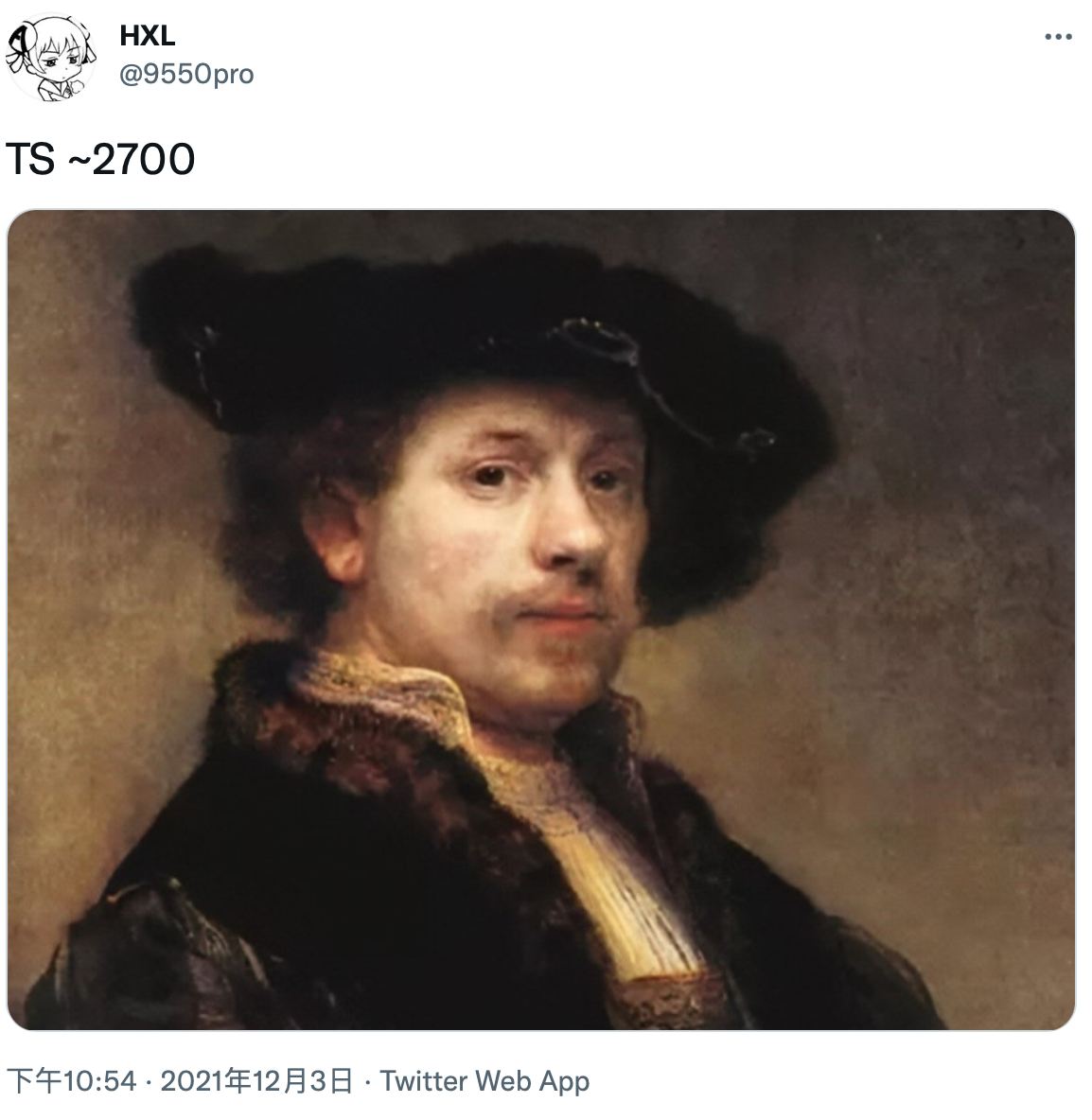 ▲图为荷兰画家 Rembrandt