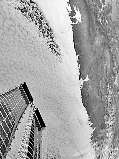 图为航天员汤洪波的太空摄影作品。中国航天员科研训练中心供图