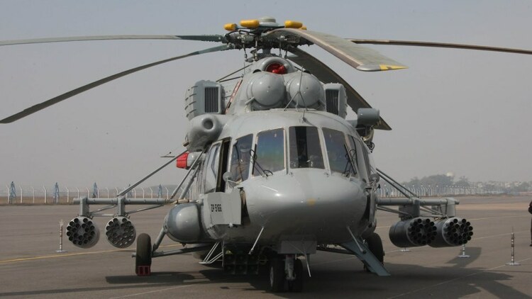 △俄罗斯米-17V5直升机