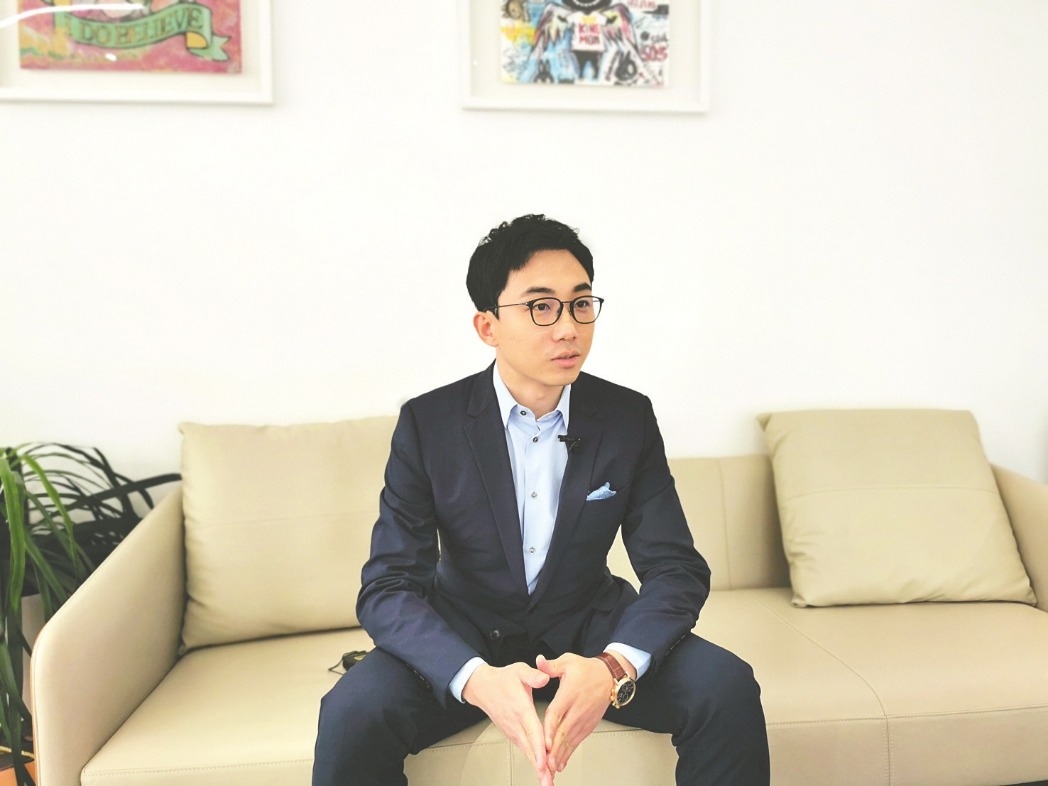 泡泡玛特创始人王宁 每经记者 温梦华 摄