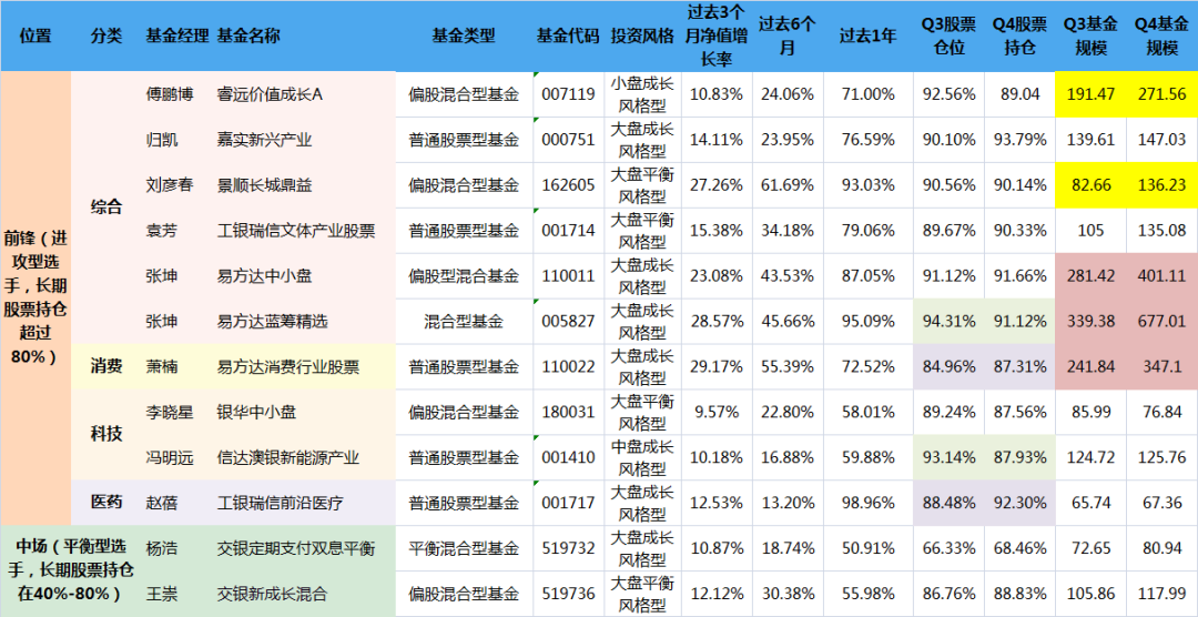 各位老板们，来审视一下你的基金经理一年的投资绩效。