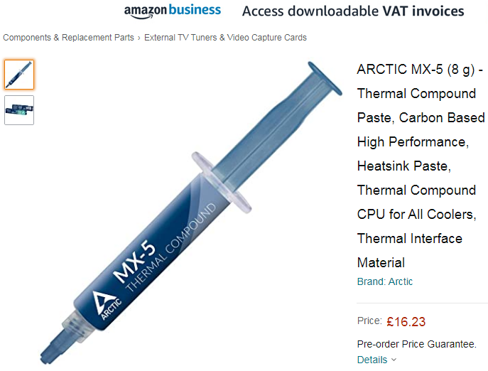 亚马逊曝光arctic Mx 5导热硅脂 3月中旬上市8g装售16 23英镑 手机新浪网