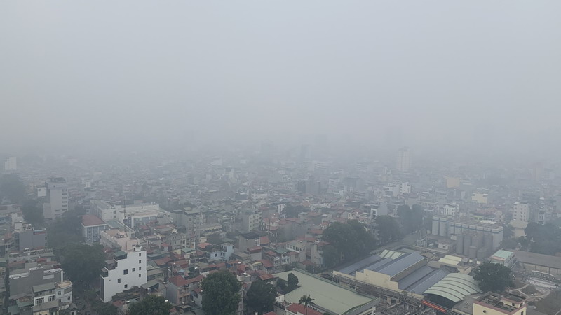 越南河内空气污染严重 政府提醒民众减少外出