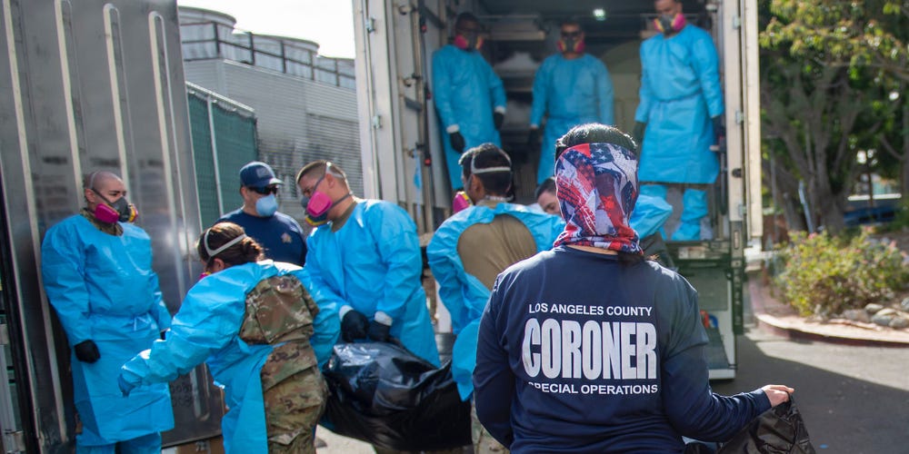 美新冠死亡人数超美军二战死亡总和 正接近内战死亡总数|美国|新冠