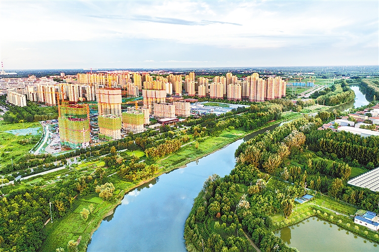 龙河岸畔的安次区向着廊坊市最有潜力,最有魅力,最有价值的区域迈进.