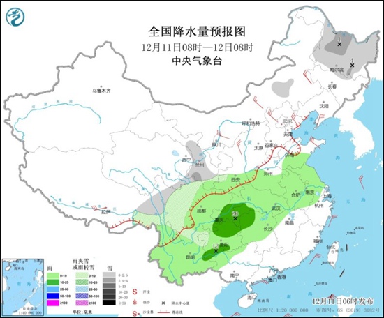 冷空气发威！本周末中东部仍有大范围雨雪天气 冰冻线将南压至江淮