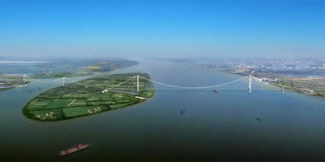 工程初步设计获省发改委批复(张皋过江通道)张靖皋长江大桥中国首座