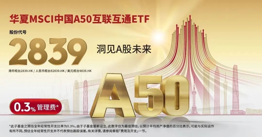 “「华夏MSCI中国A50互联互通ETF」今日正式登陆香港交易所！