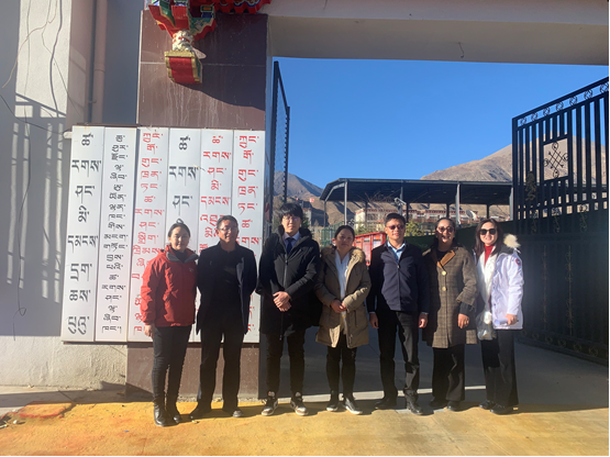 工作组前往茶巴拉乡政府与曲水县乡村振兴局及茶巴拉乡党委签订帮扶