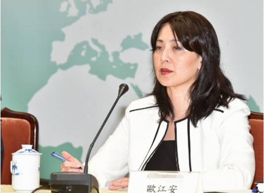 台外事部门发言人欧江安(台媒)