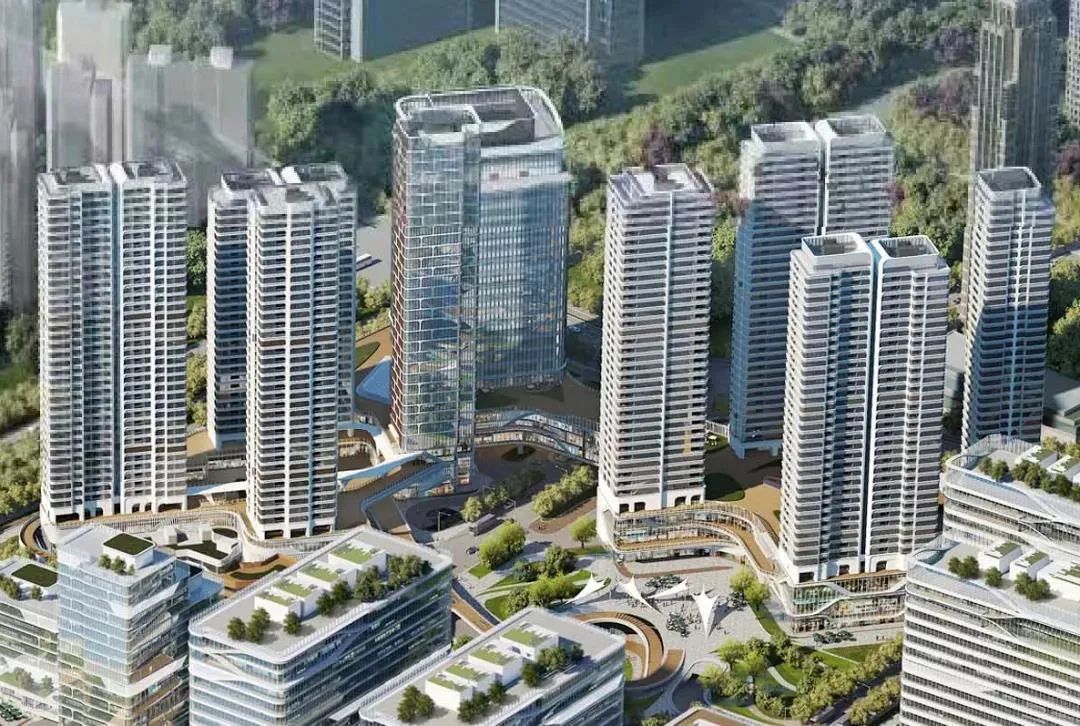 新鸿基&平安江河汇综合体住宅效果图