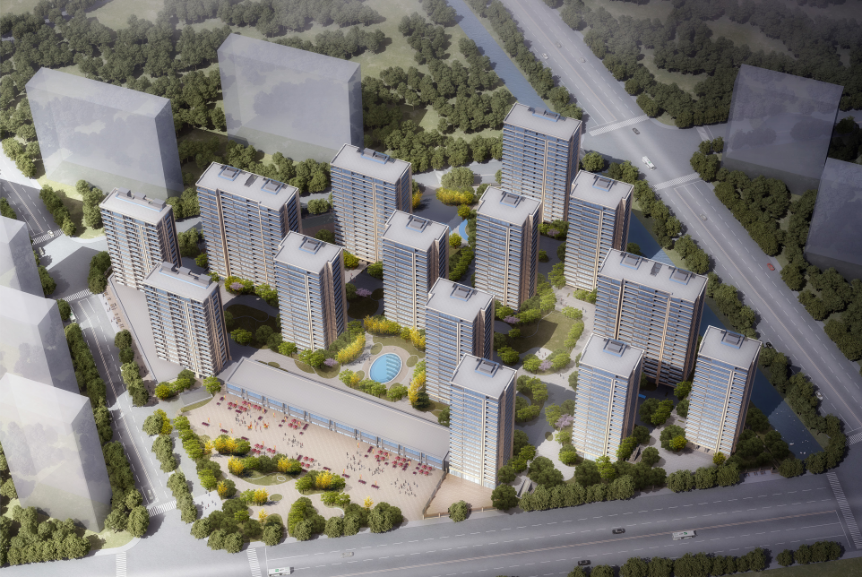 栖江揽月效果图