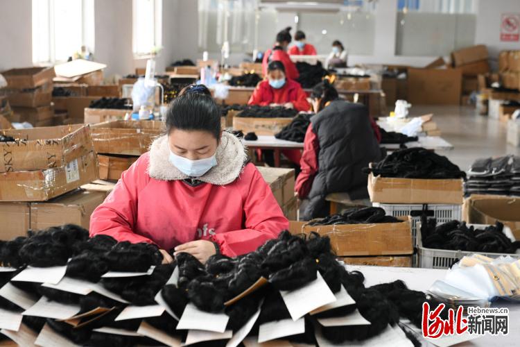 河北石家庄:假发产业助力增就业