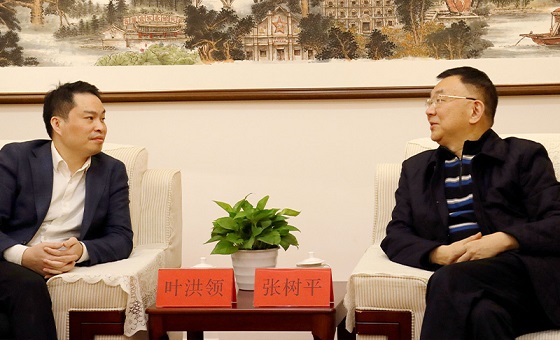 舍得酒业董事长张树平参访淘酒侠