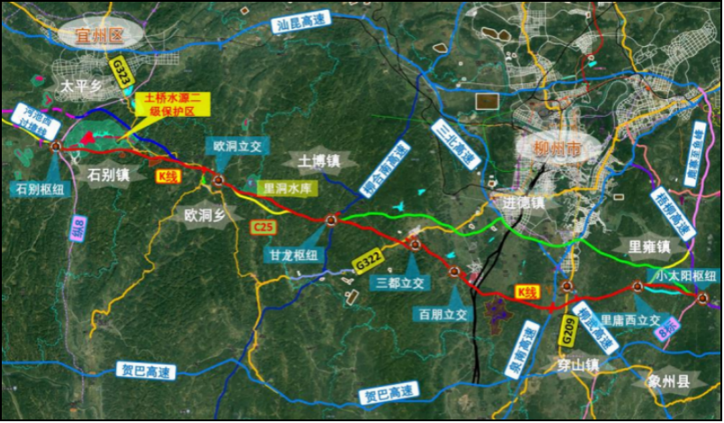 梧州至乐业高速公路是广西高速路网规划中"横五线"的重要组成部分,是