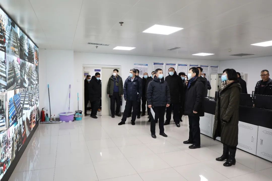 严文复向王少林一行来校检查指导研究生招生考试考前