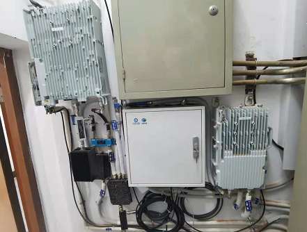 实现了所属园区内4g宏站与室分设备的5g升级改造,完成了园区5g