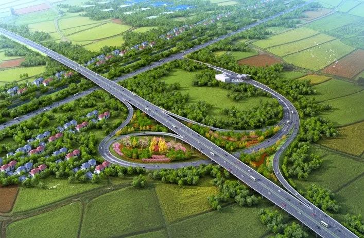 海门西互通效果图