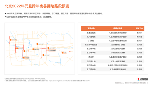 (各地2022年元旦跨年夜易拥堵路段预测)