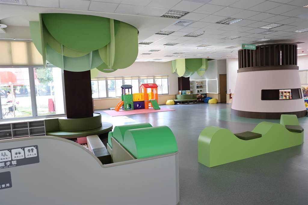 图为空荡的幼儿园.(周丽兰摄/中时电子报资料照片)