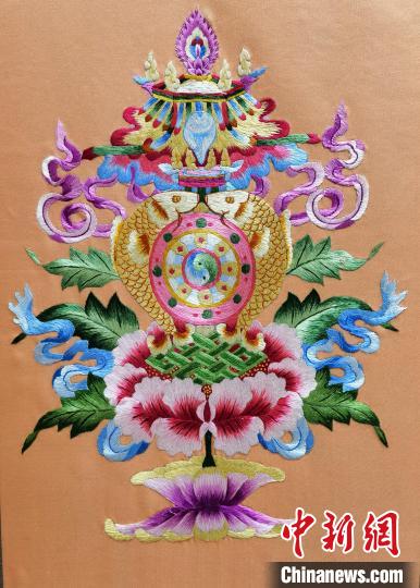 青海贵南千年藏绣一针一线皆珍宝