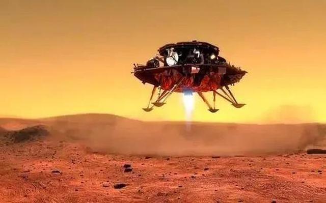 天问一号成功实现火星着陆。
