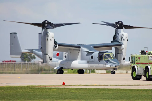 【资料图：日本MV-22“鱼鹰”运输机】