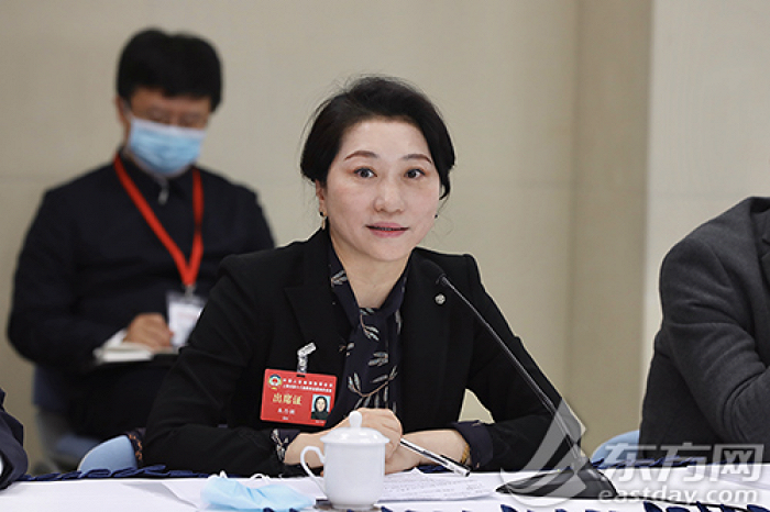 上海市政协委员朱乃楣&nbsp; 图源:东方网