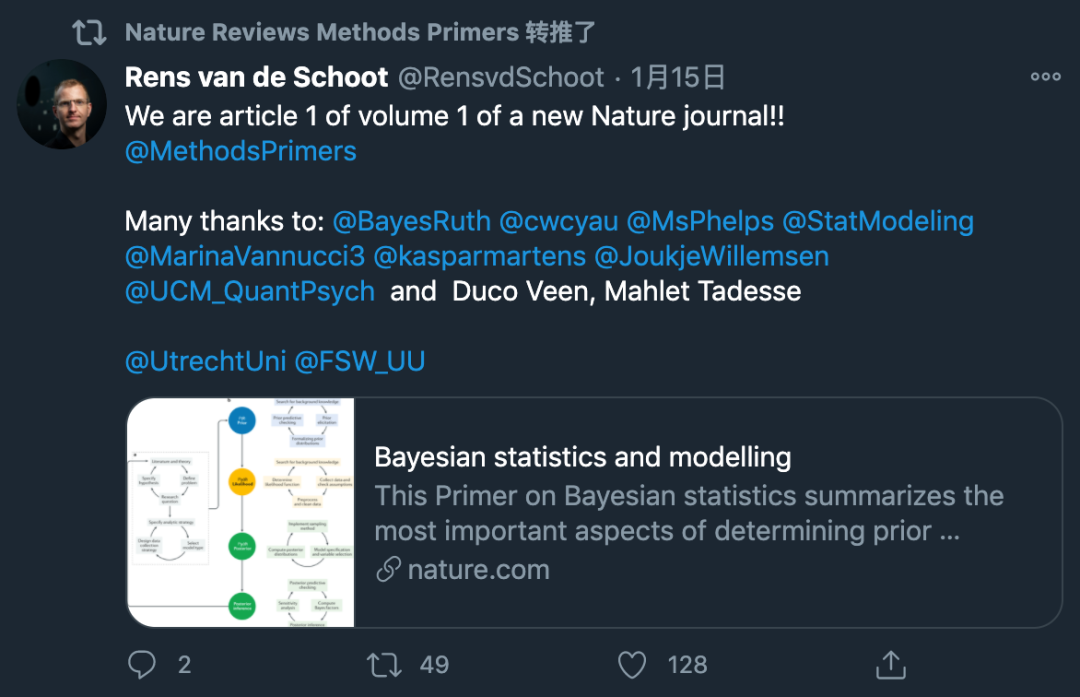 多所知名高校合著综述论文、Nature新子刊创刊首发，这是你常听到的贝叶斯统计与建模