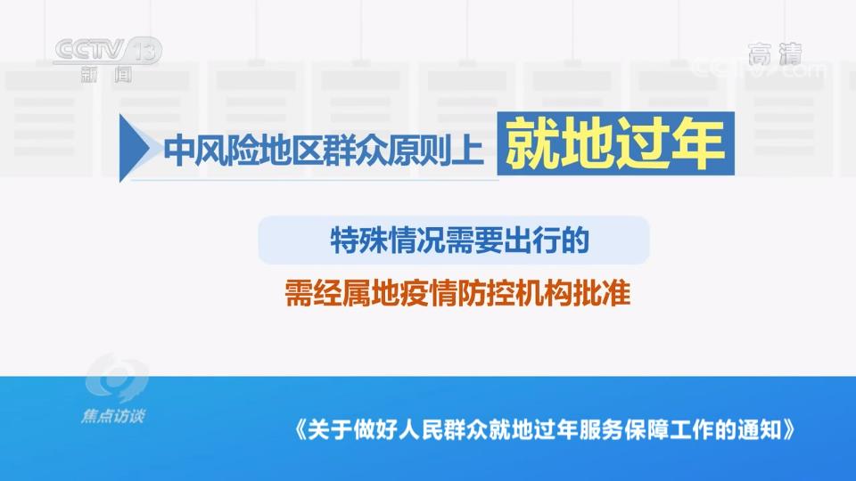 ​焦点访谈丨就地过年过好年