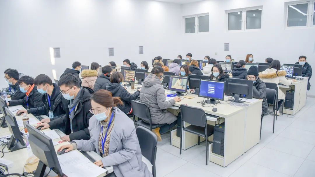 ▲ 中传2021年艺考初试线上直播监考中国传媒大学监考点