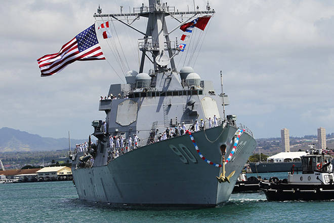​美国“查菲”号驱逐舰发生新冠病毒集体感染 约12名船员检测呈阳性