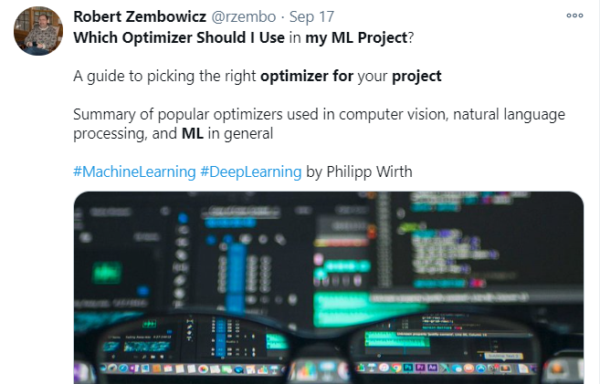 优化器怎么选？一文教你选择适合不同ML项目的优化器