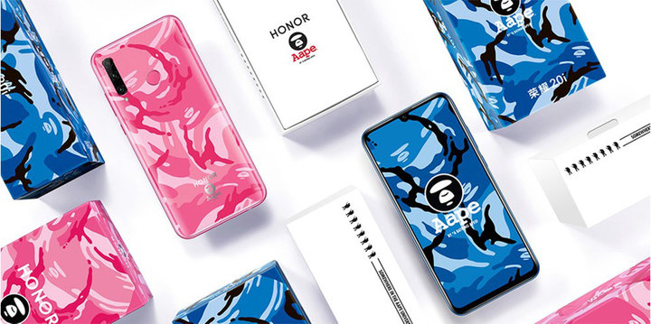 ▲ AAPE x HONOR Glory 20