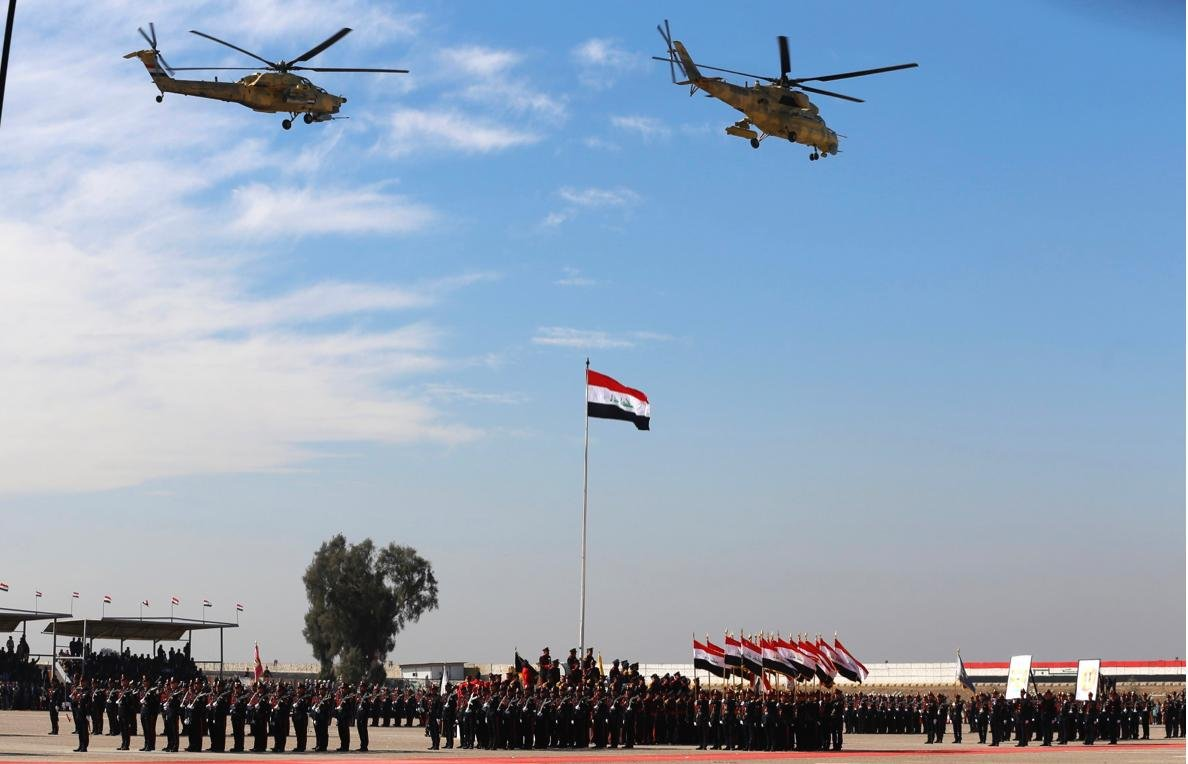 伊拉克军队举行阅兵仪式 庆祝建军100周年