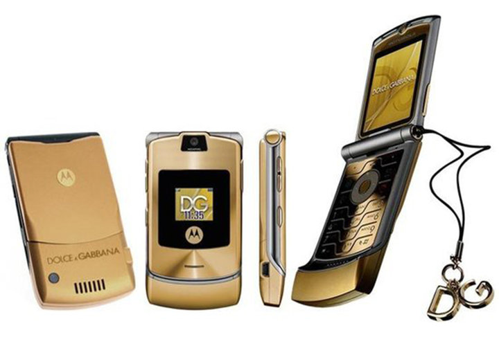 ▲ Dolce & Gabbana Motorola RAZR V3i