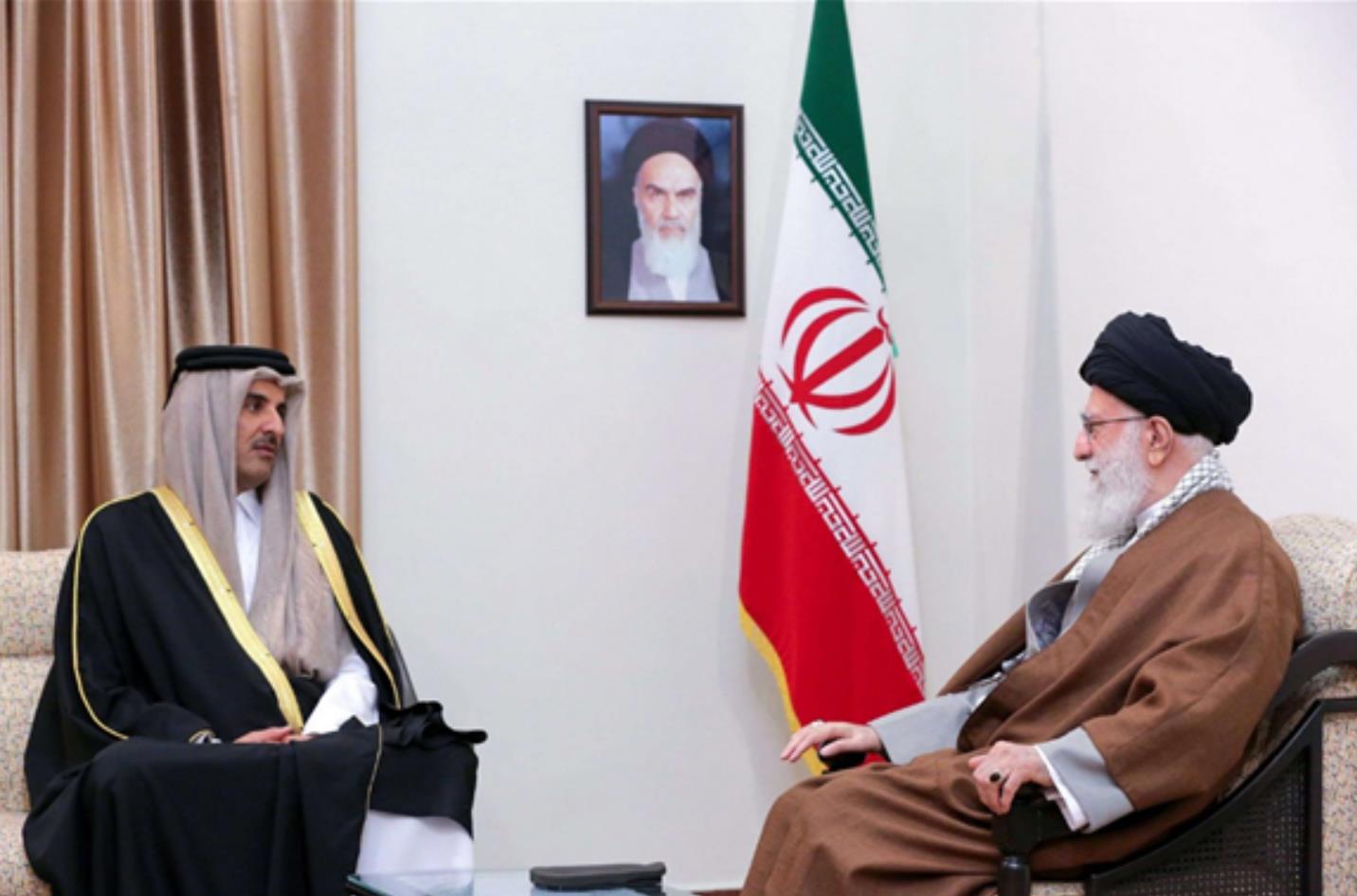 △卡塔尔与伊朗在断交危机前就保持着密切的关系（图片来源：当地媒体）