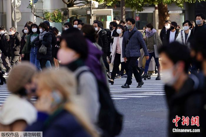 资料图：疫情下的日本东京。