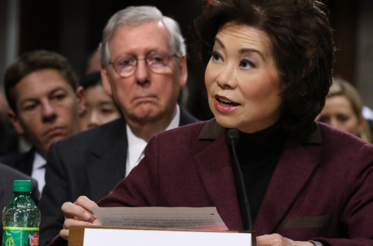 &nbsp;赵小兰与麦康奈尔.(getty images)