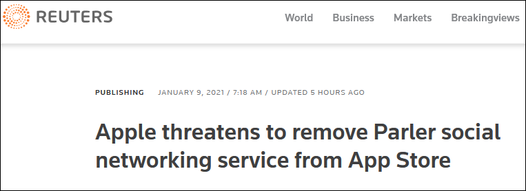 路透社报道截图