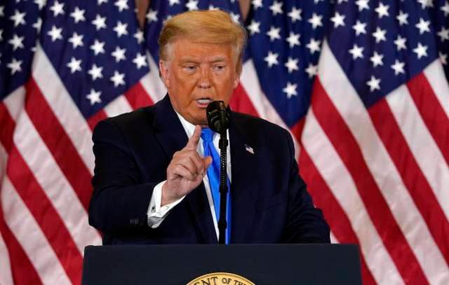 美国现任总统特朗普 图源：美联社